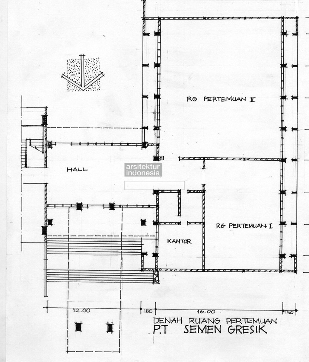 Sketsa Arsitektur Jengki : Pps Semen Gresik